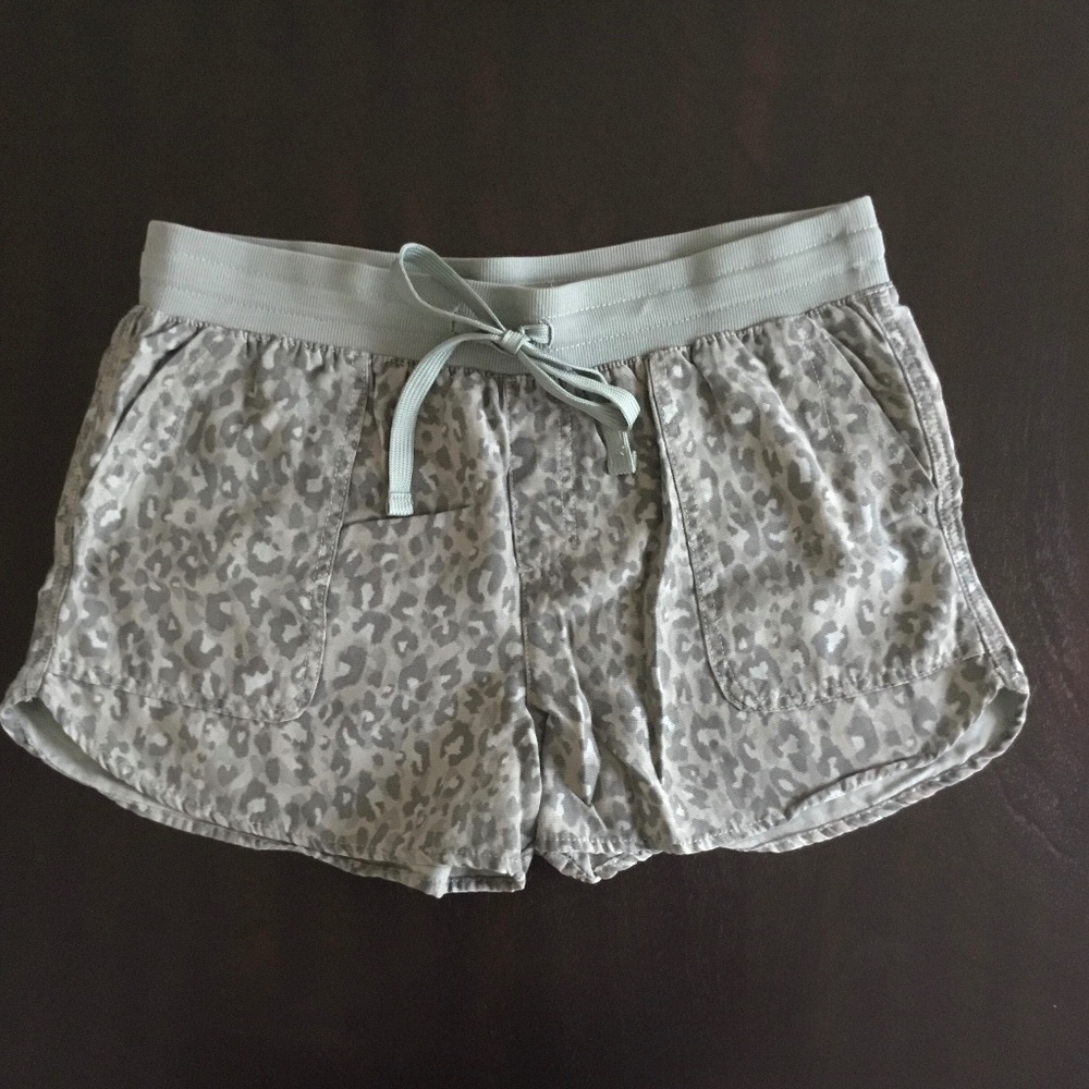 Animal print shorts